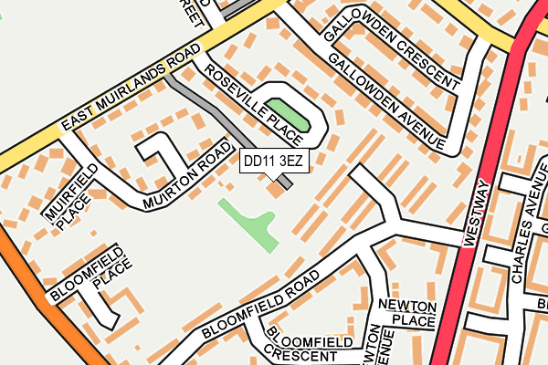 DD11 3EZ map - OS OpenMap – Local (Ordnance Survey) DD11 3EZ map - OS OpenMap – Local (Ordnance Survey)