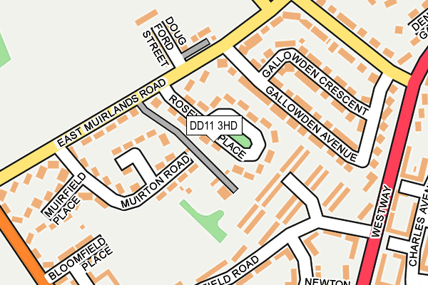 DD11 3HD map - OS OpenMap – Local (Ordnance Survey) DD11 3HD map - OS OpenMap – Local (Ordnance Survey)