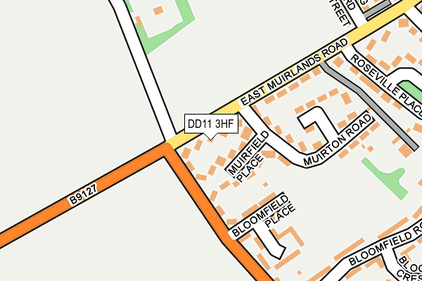 DD11 3HF map - OS OpenMap – Local (Ordnance Survey) DD11 3HF map - OS OpenMap – Local (Ordnance Survey)
