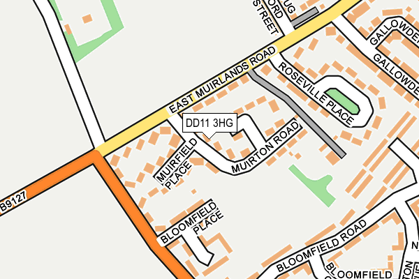 DD11 3HG map - OS OpenMap – Local (Ordnance Survey) DD11 3HG map - OS OpenMap – Local (Ordnance Survey)
