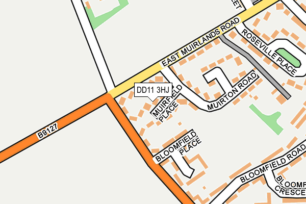 DD11 3HJ map - OS OpenMap – Local (Ordnance Survey) DD11 3HJ map - OS OpenMap – Local (Ordnance Survey)
