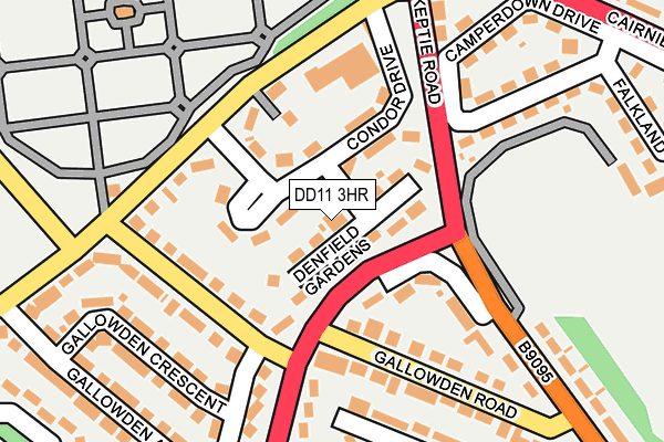 DD11 3HR map - OS OpenMap – Local (Ordnance Survey) DD11 3HR map - OS OpenMap – Local (Ordnance Survey)