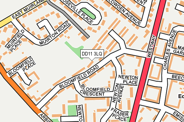 DD11 3LQ map - OS OpenMap – Local (Ordnance Survey) DD11 3LQ map - OS OpenMap – Local (Ordnance Survey)