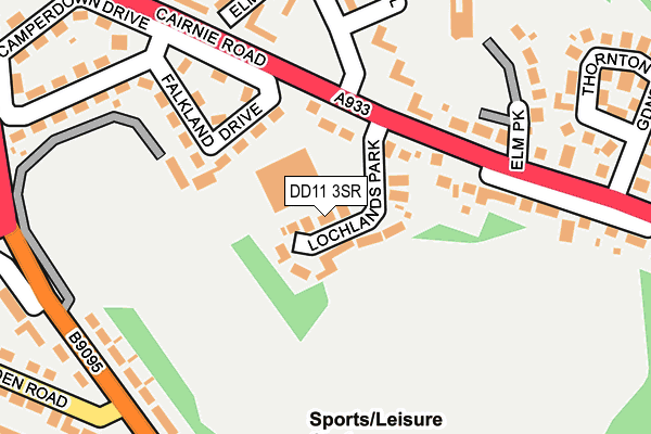DD11 3SR map - OS OpenMap – Local (Ordnance Survey) DD11 3SR map - OS OpenMap – Local (Ordnance Survey)