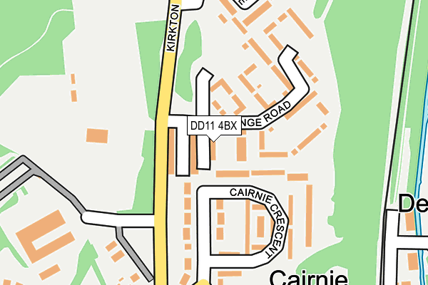 DD11 4BX map - OS OpenMap – Local (Ordnance Survey) DD11 4BX map - OS OpenMap – Local (Ordnance Survey)