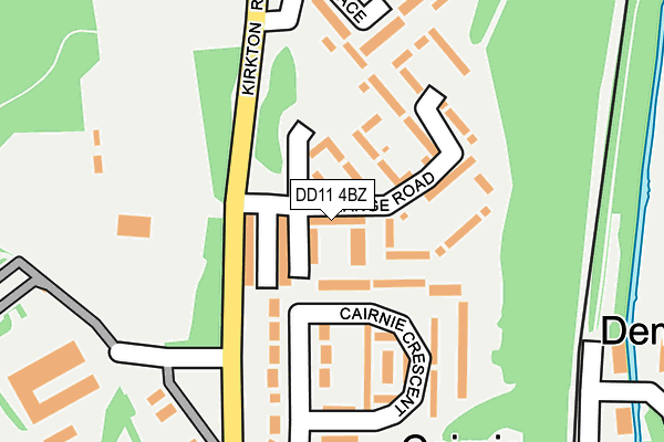 DD11 4BZ map - OS OpenMap – Local (Ordnance Survey) DD11 4BZ map - OS OpenMap – Local (Ordnance Survey)