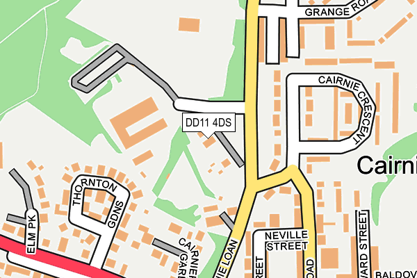 DD11 4DS map - OS OpenMap – Local (Ordnance Survey) DD11 4DS map - OS OpenMap – Local (Ordnance Survey)