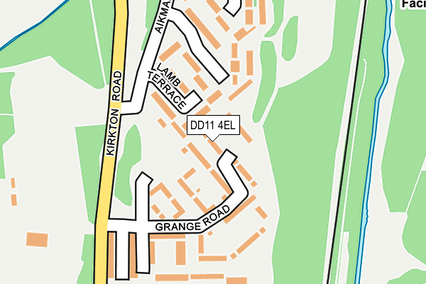 DD11 4EL map - OS OpenMap – Local (Ordnance Survey) DD11 4EL map - OS OpenMap – Local (Ordnance Survey)