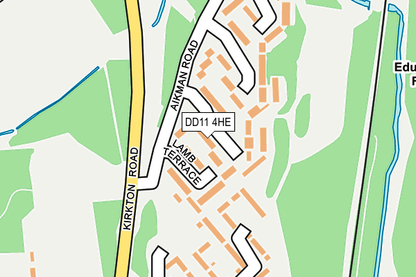 DD11 4HE map - OS OpenMap – Local (Ordnance Survey) DD11 4HE map - OS OpenMap – Local (Ordnance Survey)