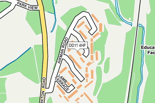 DD11 4HF map - OS OpenMap – Local (Ordnance Survey) DD11 4HF map - OS OpenMap – Local (Ordnance Survey)