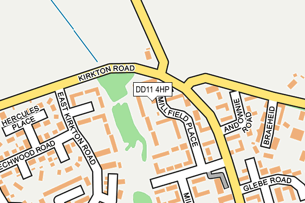 DD11 4HP map - OS OpenMap – Local (Ordnance Survey) DD11 4HP map - OS OpenMap – Local (Ordnance Survey)