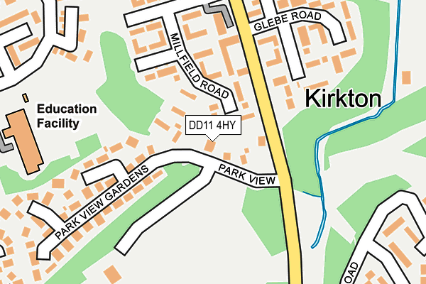 DD11 4HY map - OS OpenMap – Local (Ordnance Survey) DD11 4HY map - OS OpenMap – Local (Ordnance Survey)