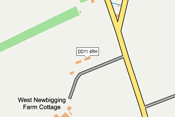 DD11 4RH map - OS OpenMap – Local (Ordnance Survey) DD11 4RH map - OS OpenMap – Local (Ordnance Survey)