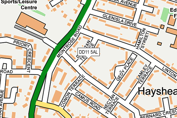DD11 5AL map - OS OpenMap – Local (Ordnance Survey) DD11 5AL map - OS OpenMap – Local (Ordnance Survey)