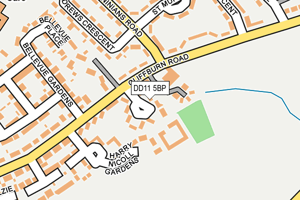 DD11 5BP map - OS OpenMap – Local (Ordnance Survey) DD11 5BP map - OS OpenMap – Local (Ordnance Survey)