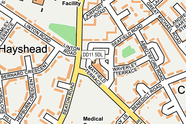 DD11 5DL map - OS OpenMap – Local (Ordnance Survey) DD11 5DL map - OS OpenMap – Local (Ordnance Survey)
