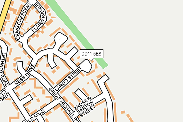 DD11 5ES map - OS OpenMap – Local (Ordnance Survey) DD11 5ES map - OS OpenMap – Local (Ordnance Survey)