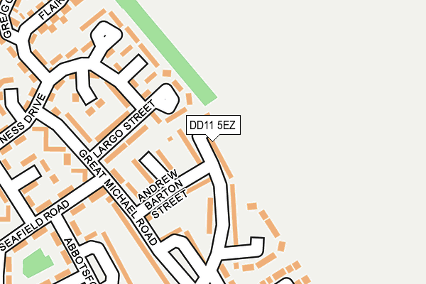 DD11 5EZ map - OS OpenMap – Local (Ordnance Survey) DD11 5EZ map - OS OpenMap – Local (Ordnance Survey)
