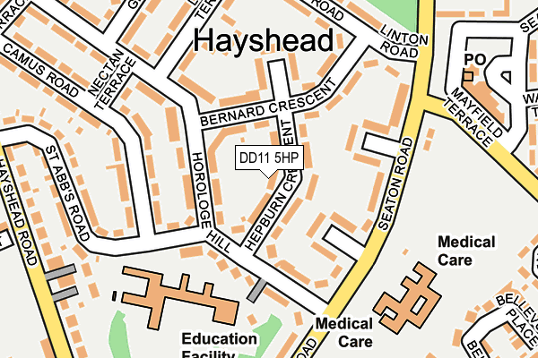 DD11 5HP map - OS OpenMap – Local (Ordnance Survey) DD11 5HP map - OS OpenMap – Local (Ordnance Survey)