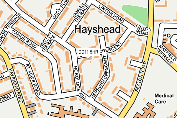 DD11 5HR map - OS OpenMap – Local (Ordnance Survey)