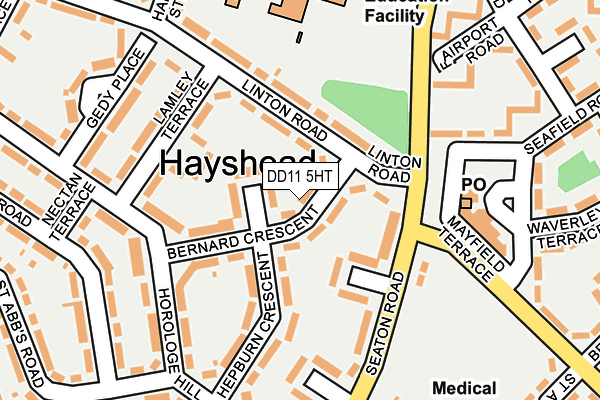 DD11 5HT map - OS OpenMap – Local (Ordnance Survey) DD11 5HT map - OS OpenMap – Local (Ordnance Survey)