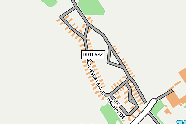 DD11 5SZ map - OS OpenMap – Local (Ordnance Survey) DD11 5SZ map - OS OpenMap – Local (Ordnance Survey)