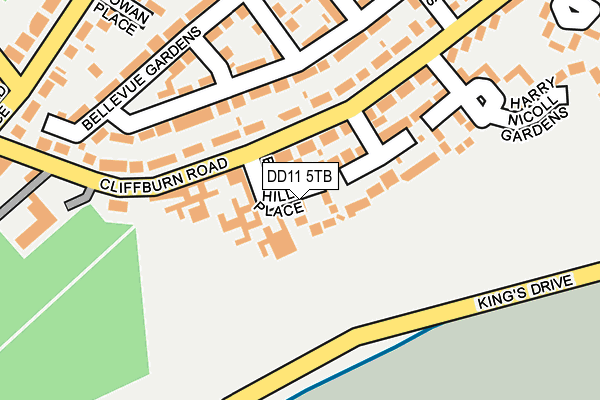DD11 5TB map - OS OpenMap – Local (Ordnance Survey) DD11 5TB map - OS OpenMap – Local (Ordnance Survey)