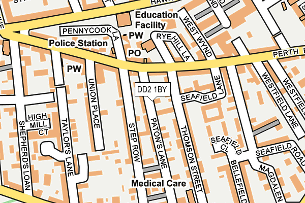 DD2 1BY map - OS OpenMap – Local (Ordnance Survey)