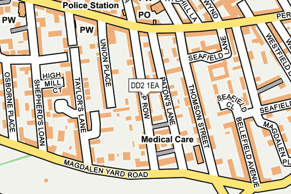 DD2 1EA map - OS OpenMap – Local (Ordnance Survey)