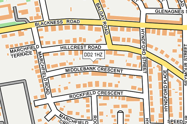 DD2 1HZ map - OS OpenMap – Local (Ordnance Survey) DD2 1HZ map - OS OpenMap – Local (Ordnance Survey)