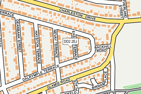 DD2 2EJ map - OS OpenMap – Local (Ordnance Survey) DD2 2EJ map - OS OpenMap – Local (Ordnance Survey)
