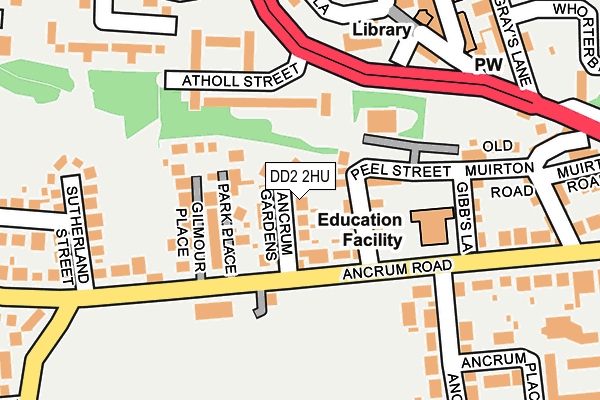 DD2 2HU map - OS OpenMap – Local (Ordnance Survey) DD2 2HU map - OS OpenMap – Local (Ordnance Survey)