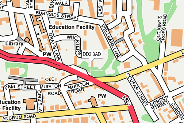 DD2 3AD map - OS OpenMap – Local (Ordnance Survey) DD2 3AD map - OS OpenMap – Local (Ordnance Survey)