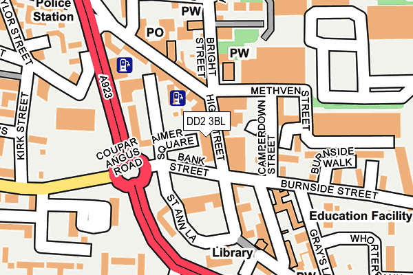 DD2 3BL map - OS OpenMap – Local (Ordnance Survey) DD2 3BL map - OS OpenMap – Local (Ordnance Survey)