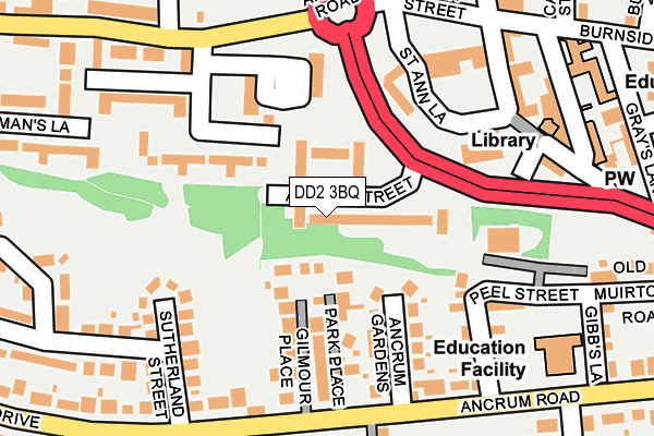 DD2 3BQ map - OS OpenMap – Local (Ordnance Survey) DD2 3BQ map - OS OpenMap – Local (Ordnance Survey)