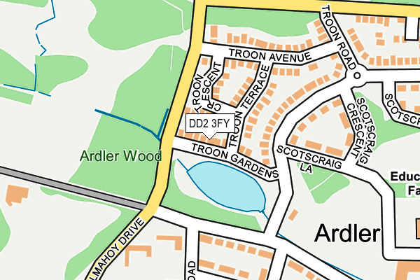 DD2 3FY map - OS OpenMap – Local (Ordnance Survey) DD2 3FY map - OS OpenMap – Local (Ordnance Survey)