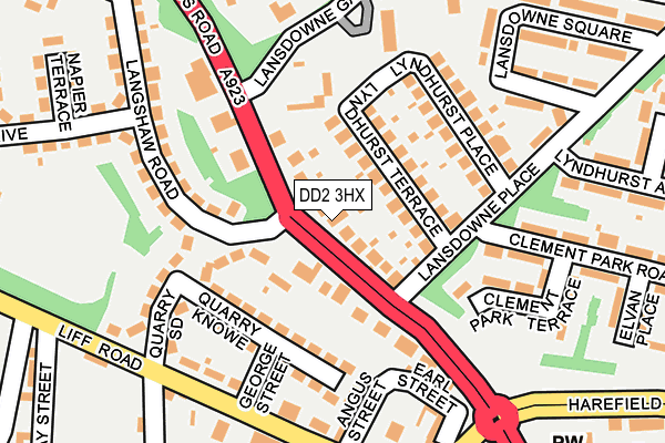 DD2 3HX map - OS OpenMap – Local (Ordnance Survey) DD2 3HX map - OS OpenMap – Local (Ordnance Survey)