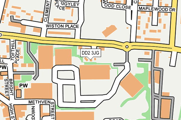 DD2 3JG map - OS OpenMap – Local (Ordnance Survey) DD2 3JG map - OS OpenMap – Local (Ordnance Survey)