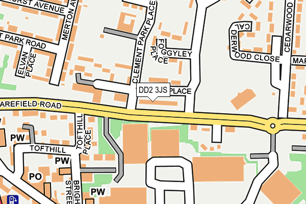 DD2 3JS map - OS OpenMap – Local (Ordnance Survey) DD2 3JS map - OS OpenMap – Local (Ordnance Survey)
