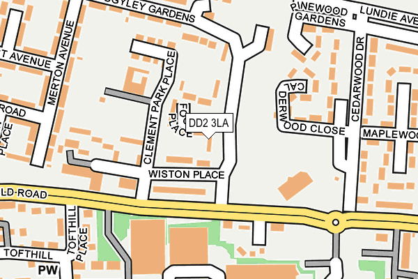 DD2 3LA map - OS OpenMap – Local (Ordnance Survey) DD2 3LA map - OS OpenMap – Local (Ordnance Survey)