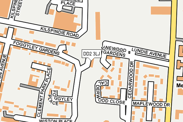 DD2 3LJ map - OS OpenMap – Local (Ordnance Survey) DD2 3LJ map - OS OpenMap – Local (Ordnance Survey)
