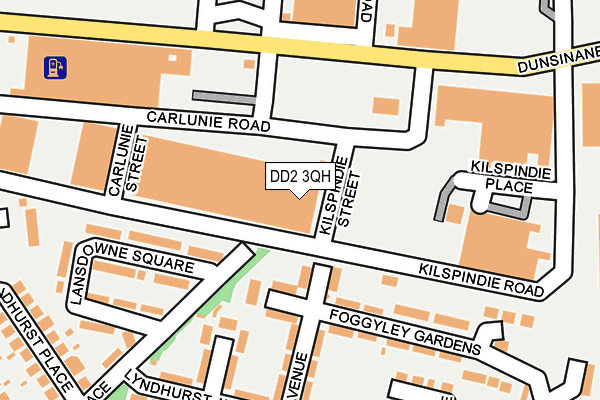 DD2 3QH map - OS OpenMap – Local (Ordnance Survey) DD2 3QH map - OS OpenMap – Local (Ordnance Survey)