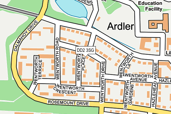 DD2 3SG map - OS OpenMap – Local (Ordnance Survey) DD2 3SG map - OS OpenMap – Local (Ordnance Survey)