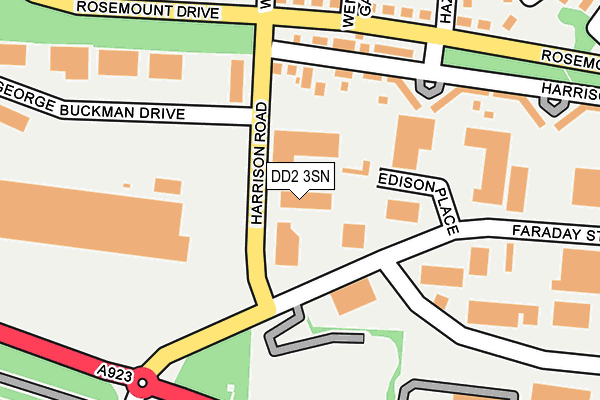 DD2 3SN map - OS OpenMap – Local (Ordnance Survey) DD2 3SN map - OS OpenMap – Local (Ordnance Survey)