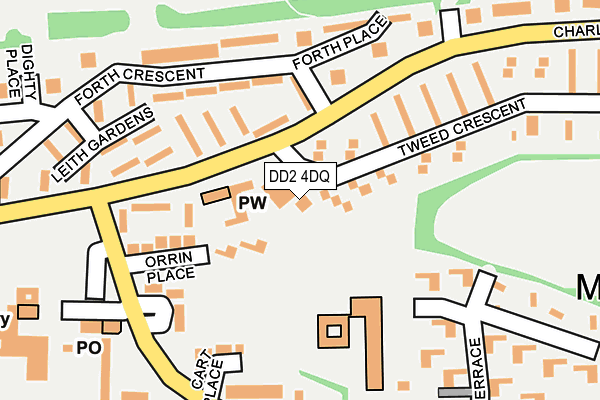 DD2 4DQ map - OS OpenMap – Local (Ordnance Survey) DD2 4DQ map - OS OpenMap – Local (Ordnance Survey)