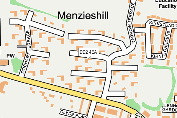 DD2 4EA map - OS OpenMap – Local (Ordnance Survey) DD2 4EA map - OS OpenMap – Local (Ordnance Survey)