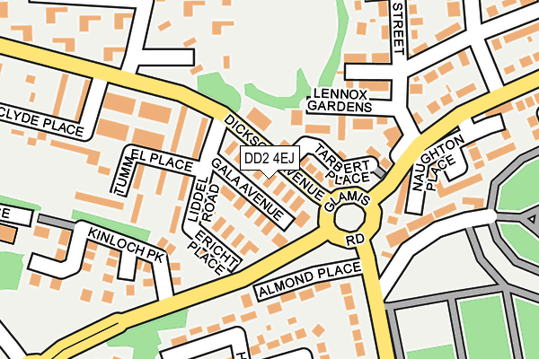 DD2 4EJ map - OS OpenMap – Local (Ordnance Survey) DD2 4EJ map - OS OpenMap – Local (Ordnance Survey)
