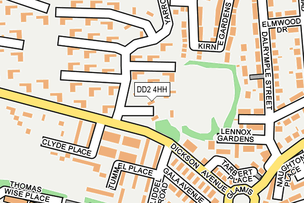 DD2 4HH map - OS OpenMap – Local (Ordnance Survey) DD2 4HH map - OS OpenMap – Local (Ordnance Survey)