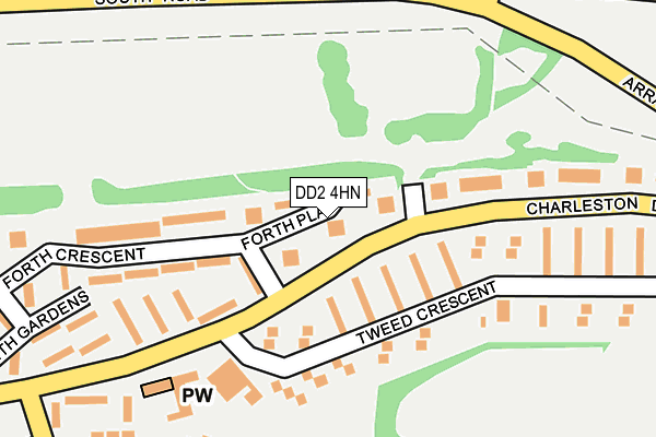 DD2 4HN map - OS OpenMap – Local (Ordnance Survey) DD2 4HN map - OS OpenMap – Local (Ordnance Survey)