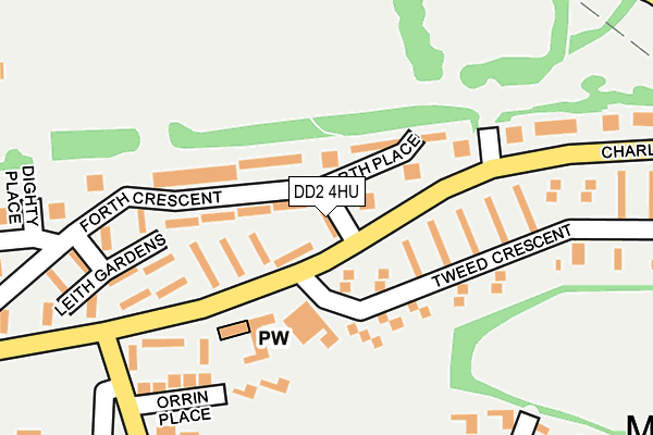 DD2 4HU map - OS OpenMap – Local (Ordnance Survey) DD2 4HU map - OS OpenMap – Local (Ordnance Survey)